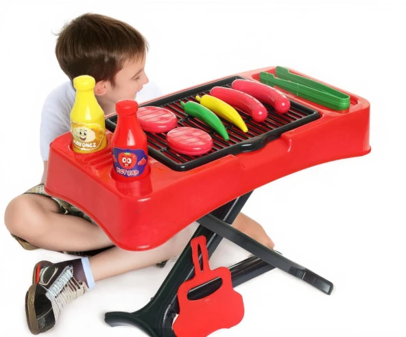 Oyuncak Barbekü 14 Parça Mangal Seti - 2