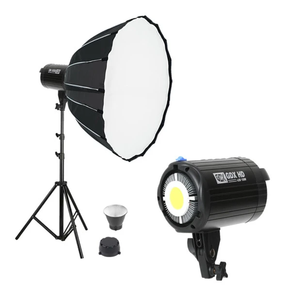 GDX HD-150W + 90 Parabolic Gridli Softbox Bebek Çekim Seti