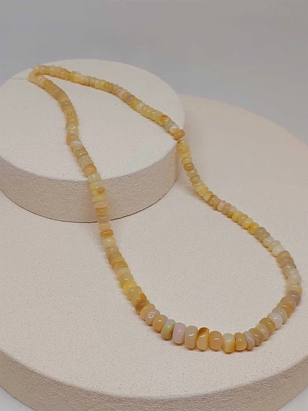 Etiyopya Opal Taşı Yansımalı Renkler Dizi 60 Karat (51264) - Resim 6