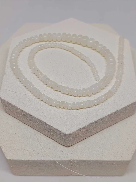 Avustralya Opal Taşı Kolye Yansımalı Renkler 43 Karat Çelik Kapama (51272) - Resim 5