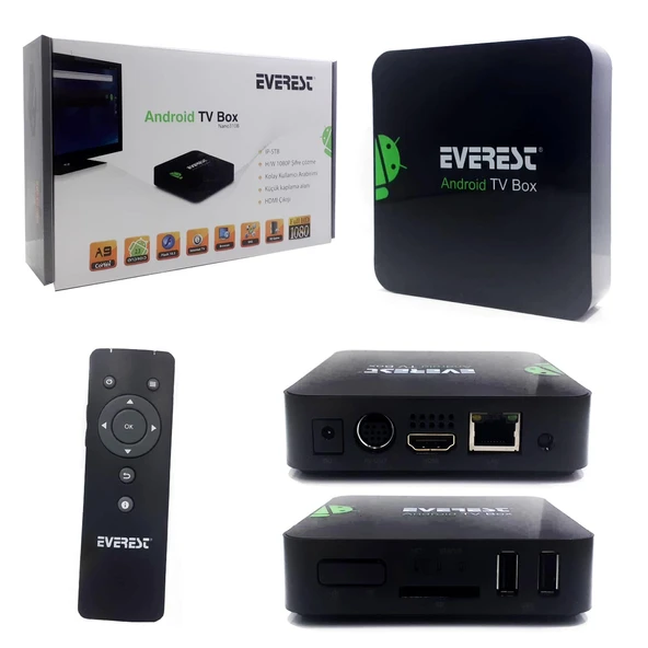 EVEREST NANO-310B Android Tv Box Harici Pointer Medya Oynatıcı