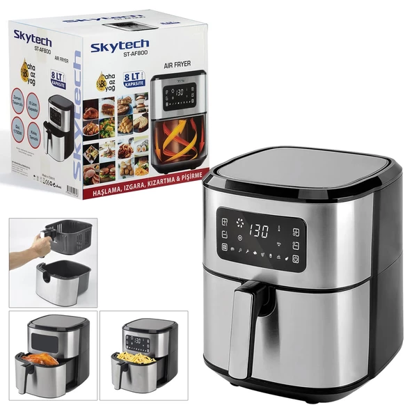 SKYTECH ST-AF800 Airfryer 8 Litre 1700 Watt - 3