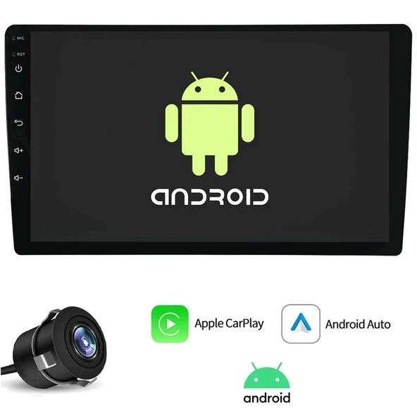 KONFULON Tablet Multimedya Android 10 İnç 2+32GB Carplay (Soğutucu Fanlı Dsp İşlemci)