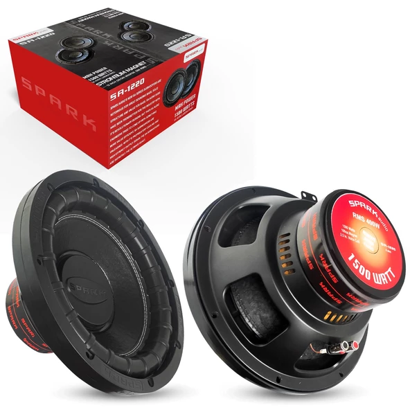 SPARK SA-1220 Oto Bass Subwoofer 30cm 1500 Watt 1 Adet
