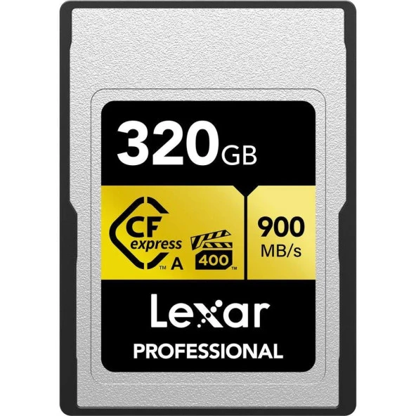 Lexar 320GB 900MB/S Professional CFexpress Type A Card GOLD Serisi