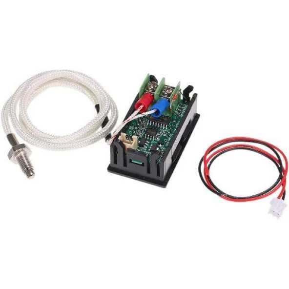 XH-B310 12V K tipi M6 Termokupl Dijital Termometre - Kırmızı - Resim 2
