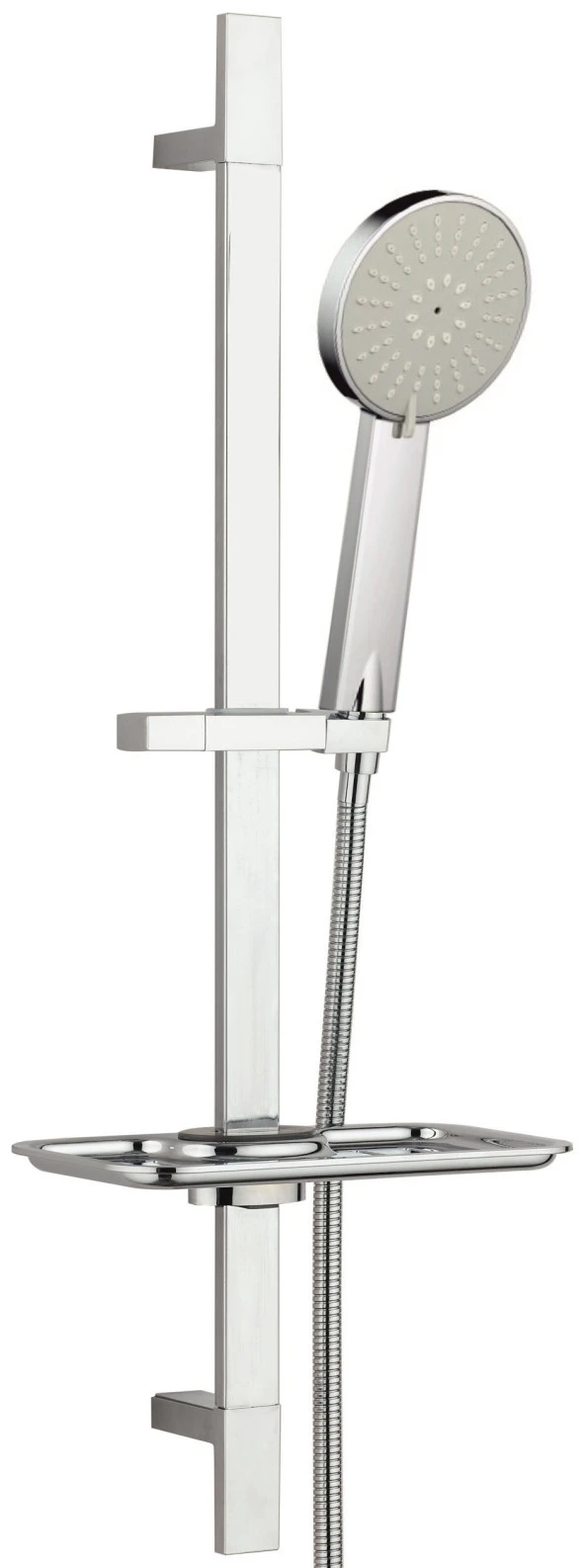 ECA Royal Banyo Bataryası + T-MAY Lidya Kare Borulu Hareketli Sürgülü Duş Seti Üst Takımı - 3