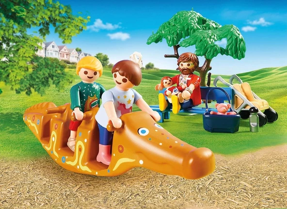 Playmobil 70281 Şehir Hayatı Ana Okulu Macera Oyun Alanı, eğitici oyuncak, eğlenceli, yaratıcı rol yapma, oyun seti, 4 y - 2