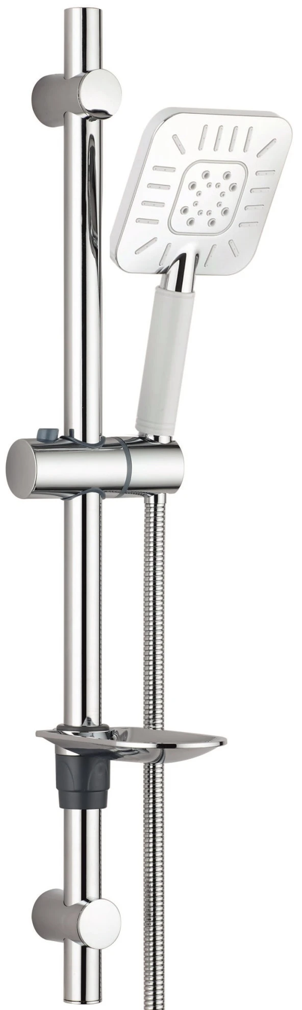ECA Niobe Banyo Bataryası + T-MAY Çamlıca Oval Borulu Hareketli Sürgülü Duş Seti Üst Takımı - 3