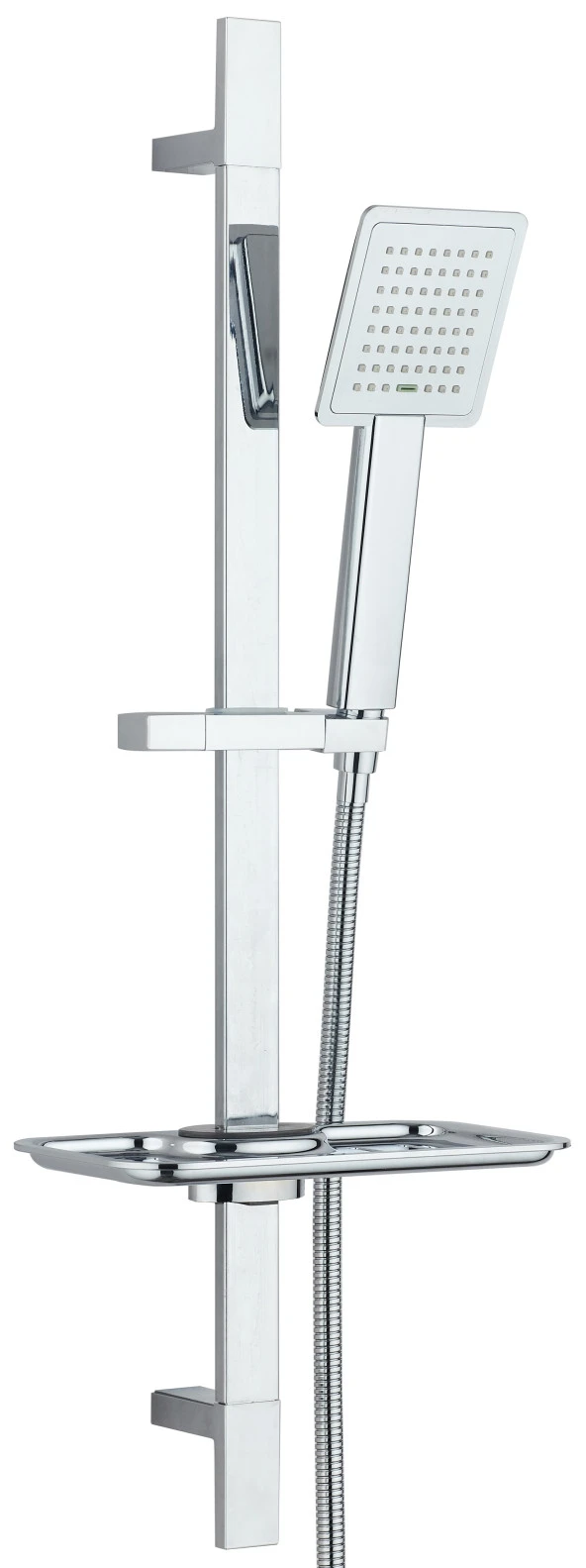 ECA Niobe Banyo Bataryası + T-MAY Çam Kare Borulu Hareketli Sürgülü Duş Seti Üst Takımı - 3