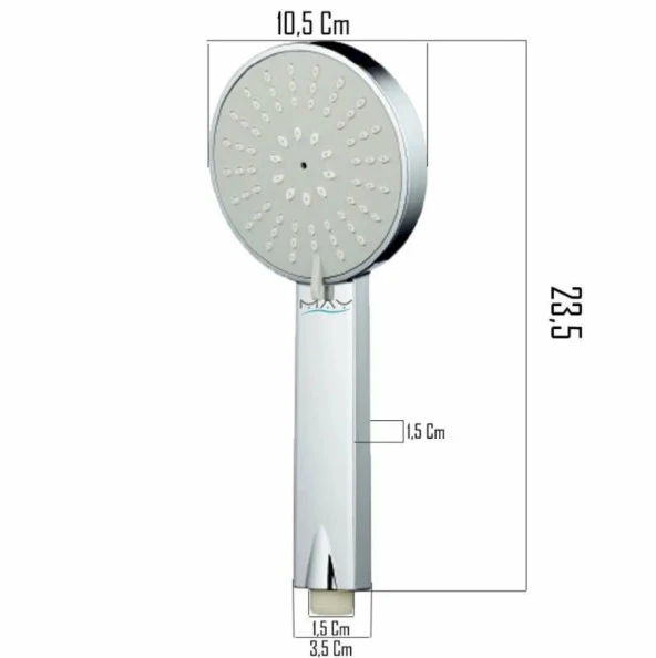 ECA Niobe Banyo Bataryası + T-MAY Lidya Oval Borulu Hareketli Sürgülü Duş Seti Üst Takımı - 6