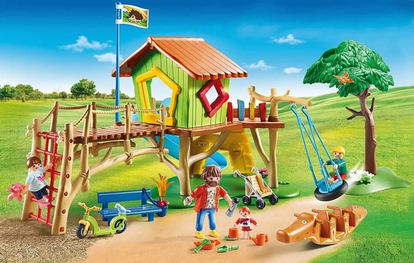 Playmobil 70281 Şehir Hayatı Ana Okulu Macera Oyun Alanı, eğitici oyuncak, eğlenceli, yaratıcı rol yapma, oyun seti, 4 y - 3