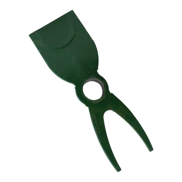 Metal Çapa Bahçe Çapası Çift Taraflı Çatallı Düz Hobi Çapa 23 cm Demir Döküm - 4