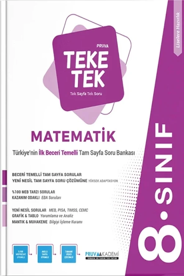 8.SINIF MATEMATİK TEKE TEK