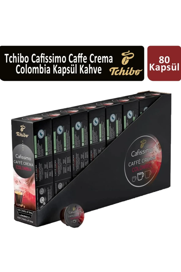 Tchibo Cafissimo Caffe Crema Colombia Kapsül Kahve x 8 Adet