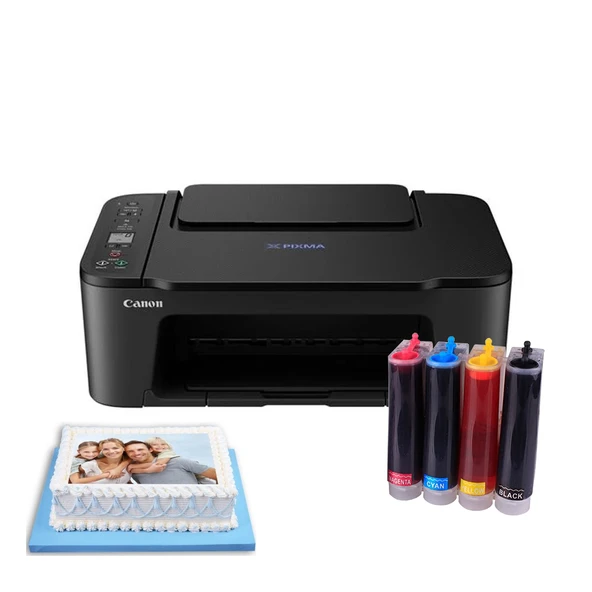 Canon E3640 Wıfı Bitmeyen Kartuşlu Resimli Pasta Yazıcısı