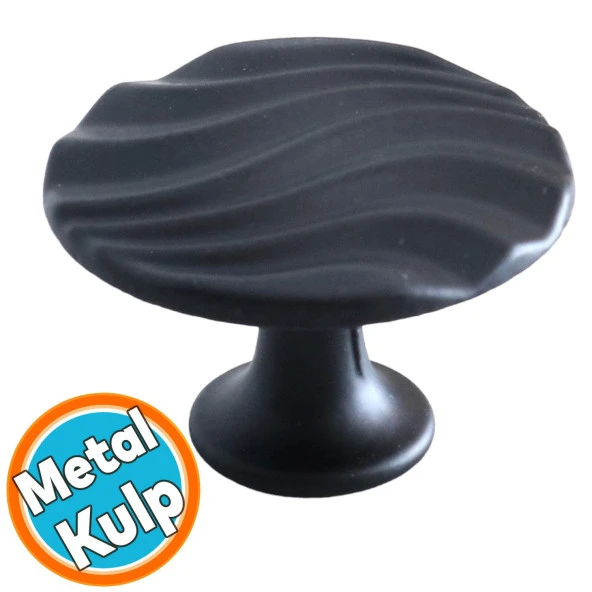 Mat Siyah Kulp Düğme Mobilya Mutfak Dolabı Çekmece Dolap Kulpları Kapak Kulpu Kulb Metal