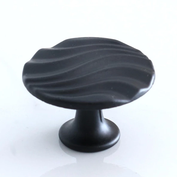 Mat Siyah Kulp Düğme Mobilya Mutfak Dolabı Çekmece Dolap Kulpları Kapak Kulpu Kulb Metal - Resim 2