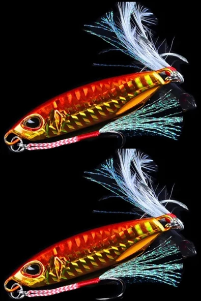 2 Adet Jig yem Rapala Lures Yapay Yem Suni Yem Lrf Yem Lüfer Ailesi Jig Yem 20 gr - 2