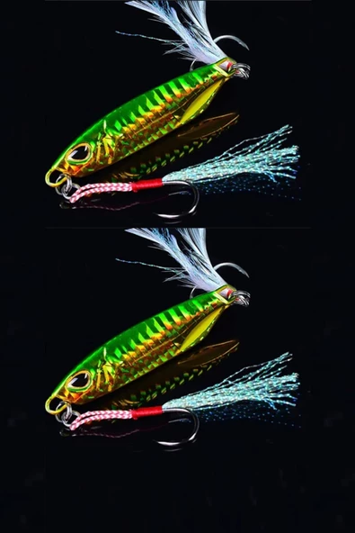 2 Adet Jig yem Rapala Lures Yapay Yem Suni Yem Lrf Yem Lüfer Ailesi Jig Yem 20 gr - 4