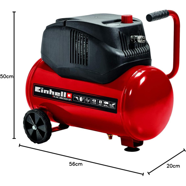 Einhell Tc Ac 200/24/8 Of Yağsız Kompresör - 9