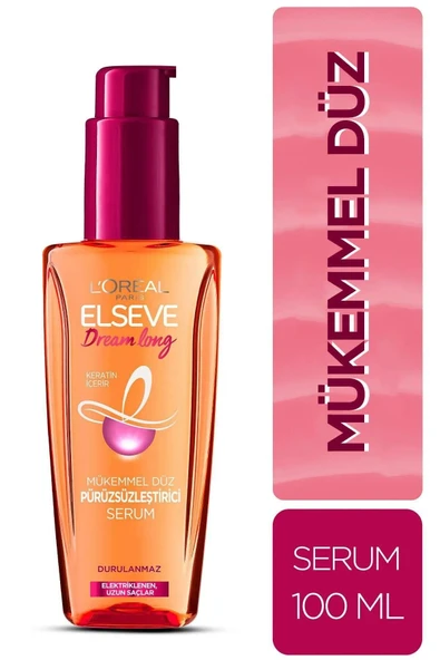 Elseve Loreal Paris Dream Long Mükemmel Düz Pürüzsüzleştirici Serum
