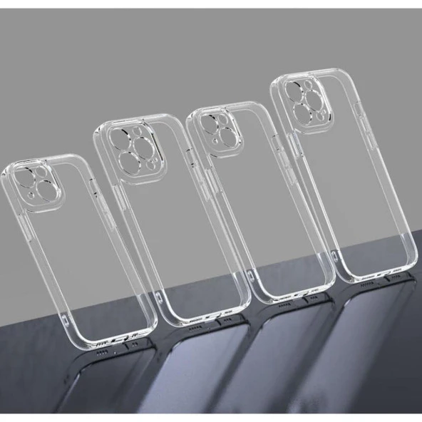 Apple iPhone 14 Pro Şeffaf Kılıf Kamera Korumalı Soket Tıpalı - 2