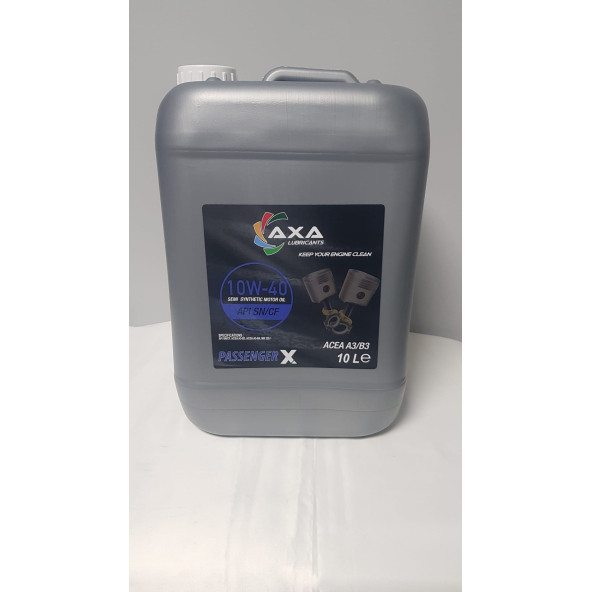 AXA LUBRİCANTS 10W40 10 LT MOTOR YAĞI (ÜRETİM YILI:2024)