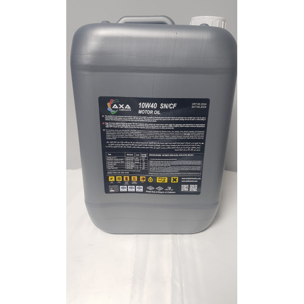 AXA LUBRİCANTS 10W40 10 LT MOTOR YAĞI (ÜRETİM YILI:2024) - 2