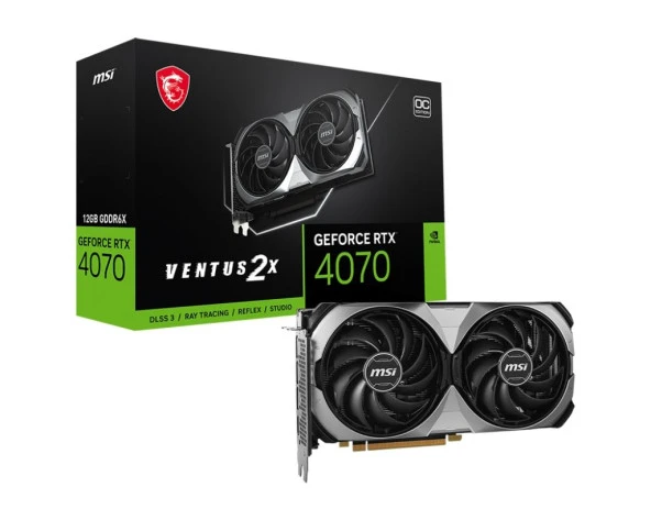 MSI 12GB GF RTX 4070 VENTUS 2X E 12G OC [192Bit - 5