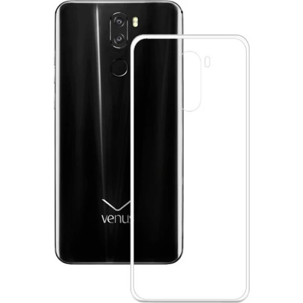 Vestel Venüs Z30 Kılıf Şeffaf Silikon Kamera Korumalı 0,30 mm