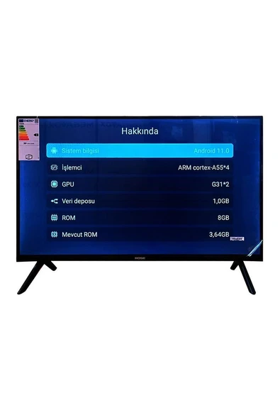 Rose Atv-332 32inç 82 Ekran Dahili Uydu Alıcılı Android Smart Televizyon - Resim 5