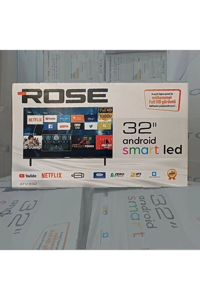 Rose Atv-332 32inç 82 Ekran Dahili Uydu Alıcılı Android Smart Televizyon - Resim 4