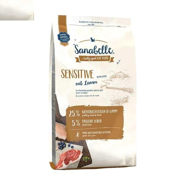 Sanabelle Sensitive Lamb Kuzulu Kedi Maması 400 Gr