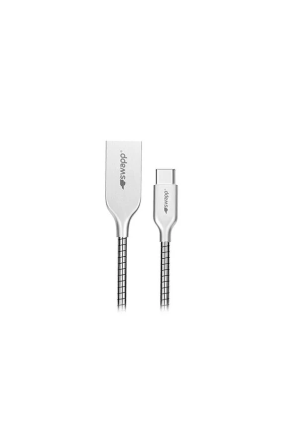 S-link Type-c 3a Metal Kablolu Kırılmaz Hızlı Şarj Data Kablo