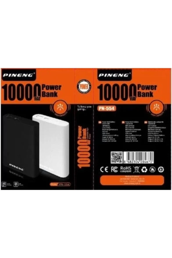 Pineng 10.000 Mah Pn-554 Powerbank