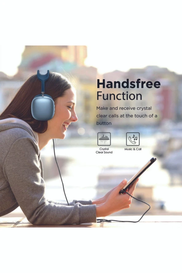 Bluetooth Kulaklık Yüksek Kaliteli Stereo Kablosuz Kulaküstü - Aırbeat - 4