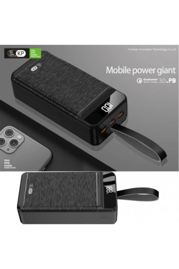 King Power Powerbank 50.000 Mah Siyah Pd-50 - 3