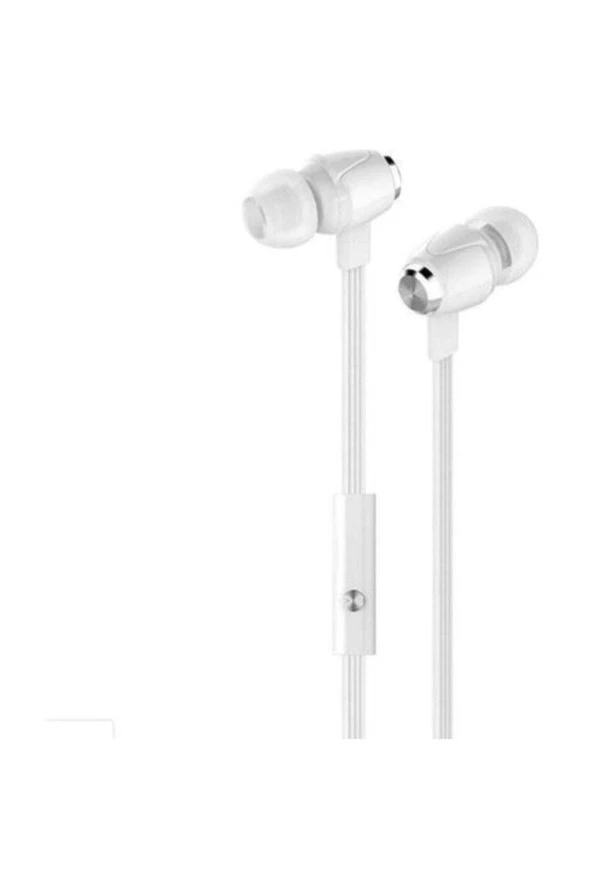 DBM WAVE BEYAZ EARPHONES 3.5MM MİKROFONLU KULAKİÇİ TELEFON KULAKLIĞI