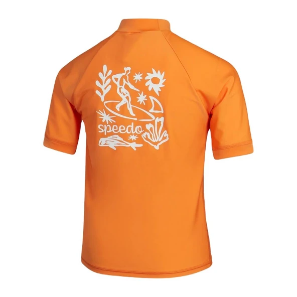 Speedo 8-00316616850 Prt Ss Rash Top Jm Erkek Çocuk Güneş Koruyucu Tişört - 2