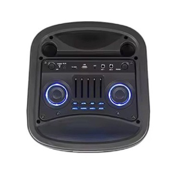 KOLAV-F2102 Bluetooth Hoparlör büyük boy Karaoke Parti hoparlörü Mikrofonlu, led Rgb Işıklı, Ses Bombası Usb sd girişlili - 2