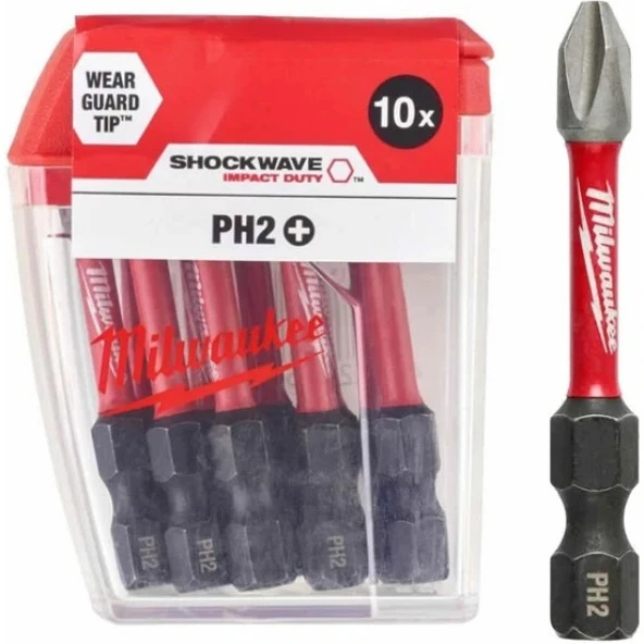 Milwaukee Yıldız Matkap Ucu Ph2 50 Mm (10 Adet) - 3
