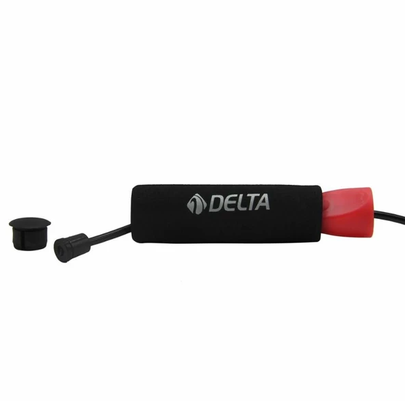 Delta Sünger Tutamaçlı Kırmızı-Siyah Atlama İpi ASK 217 - 4