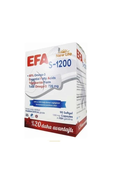 NEW LİFE EFA SUPER 1200 MG 90 KAPSÜL