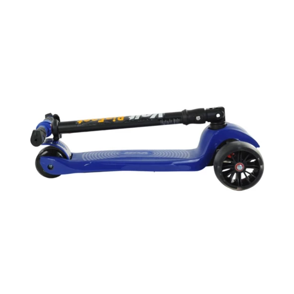 Voit 218c Işıklı Geniş 3 Teker Scooter-Lacivert - 3