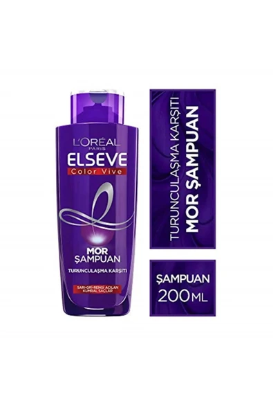 Loreal Paris Elseve Turunculaşma Karşıtı Mor Şampuan 200 ml