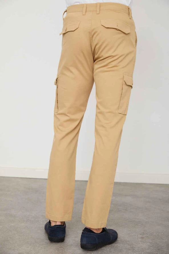 CAZADOR 0012 ERKEK KARGO PANTOLON BEJ - 3