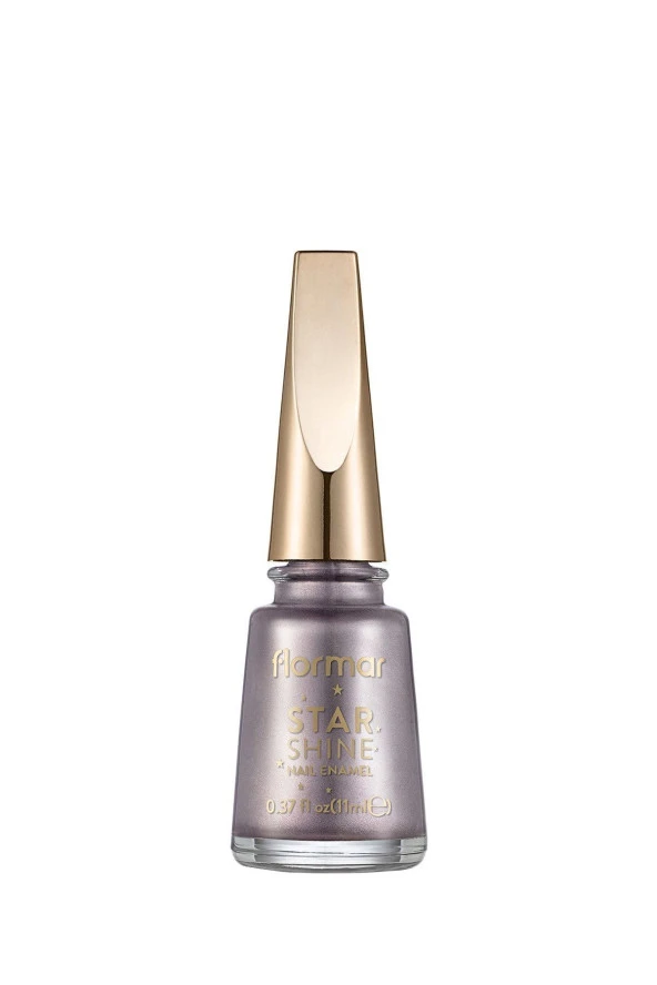 Metalik Parlak Oje - Star Shine Nail Enamel - 003 Lılac Sparkle-8690604564132 - Resim 2