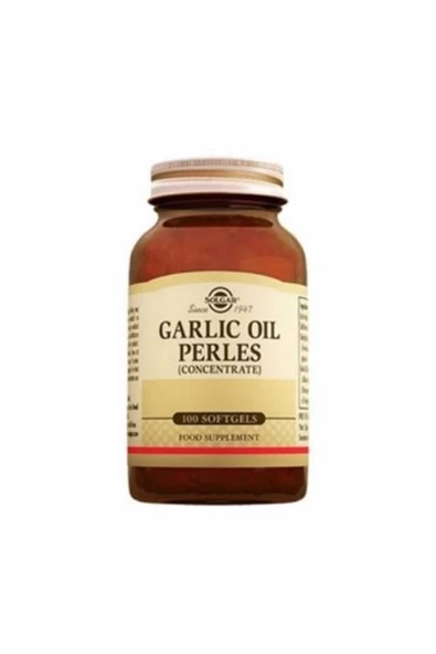 SOLGAR GARLIC OIL 100 SOFTGEL