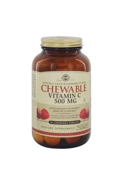 SOLGAR CHEWABLE VITAMIN C 500 MG 90 TABLET